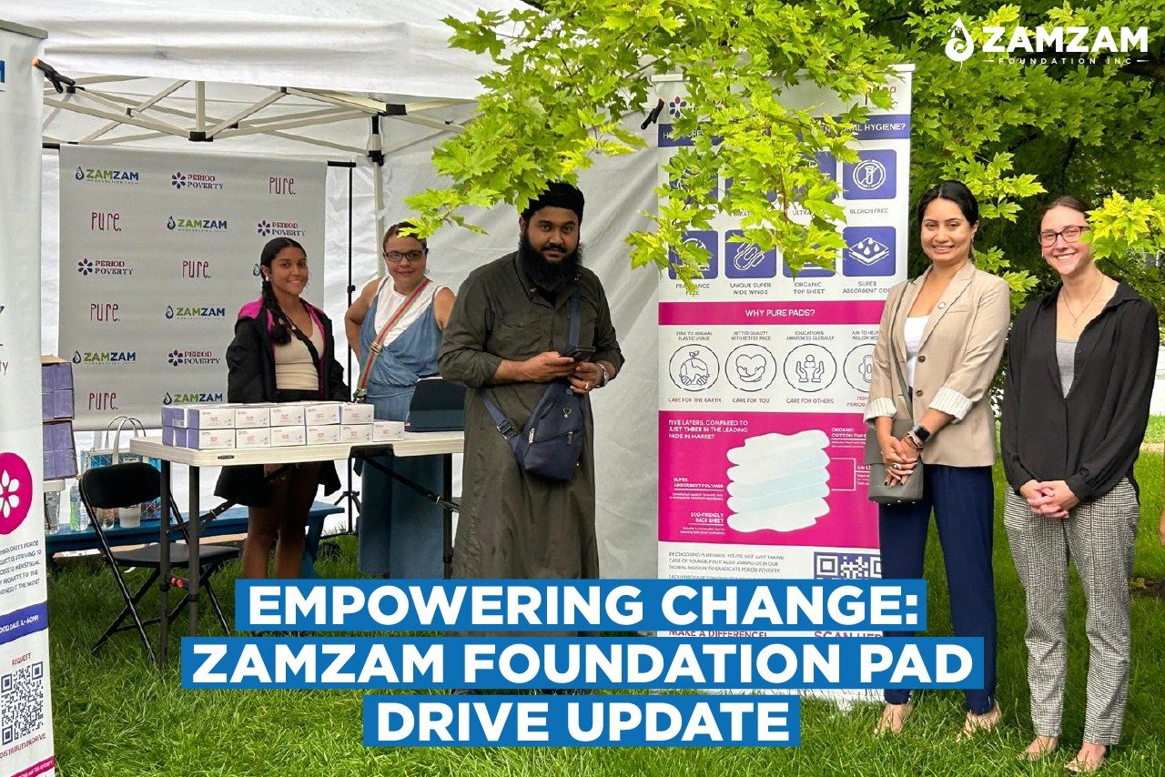 Empowering Change: ZamZam Foundation Pad Drive Update - Zam Zam