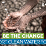 Local community collecting clean water from a ZamZam Foundation water well